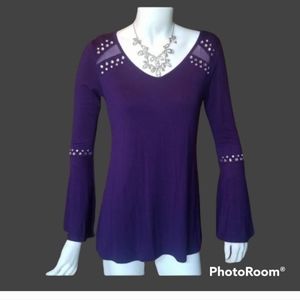 Belldini Ladies purple top Suze S